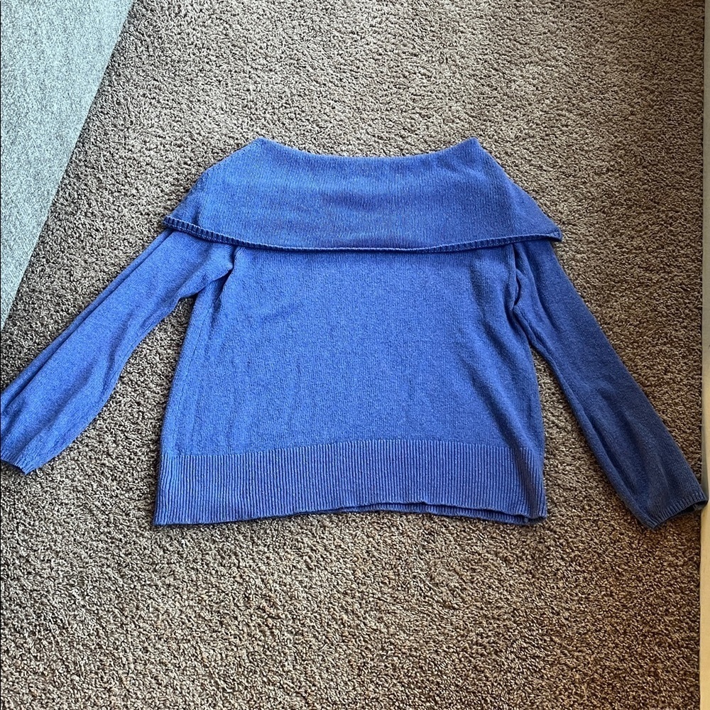 Lane Bryant Indigo Knit Sweater Size 18/20 - Picture 2 of 6